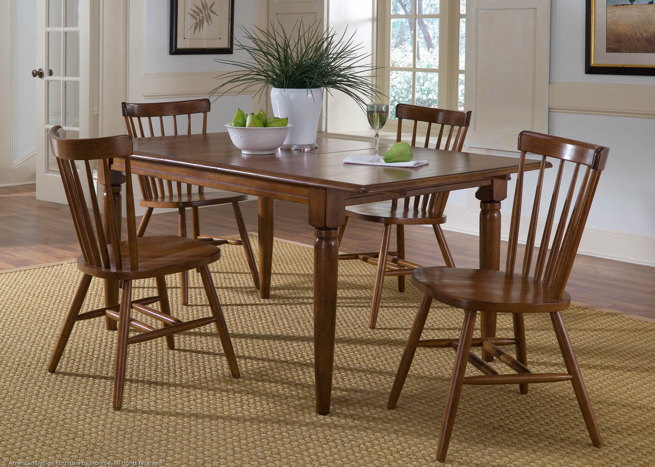 Nantucket Casual Table Pic 5 (Heading Butterfly Leaf Table (Tobacco)